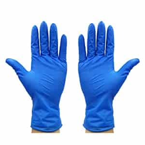disposable gloves nitrile Blue