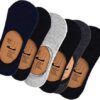 ANEMOI Anti-Slip Unisex Cotton Invisible No show Cotton Loafer Socks with anti slip silicon grip