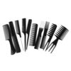 ANEMOI 10 Pcs Multipurpose Salon Hair Styling Hairdressing hairdresser Barber Combs Professional Comb Kit