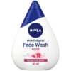 NIVEA Women Face Wash for Sensitive Skin, Milk Delights Rose, 50 ml