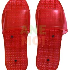ANEMOI Acupressure Health Care Magnetic Therapy Footwear for Girls | Foot Massager Slipper (7, New Red) …