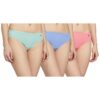 Van Heusen Antibacterial Cotton Bikini Panty (Pack Of 3) Colors May Vary(11103_Light Assorted_S)