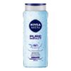 NIVEA Men Body Wash, Pure Impact with Purifying Micro Particles, Shower Gel for Body, Face & Hair, 500 ml