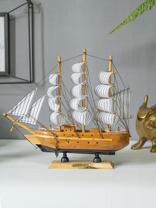 best sailing boat decorative showpiece brown Best Sailing Boat Decorative Showpiece - Brown