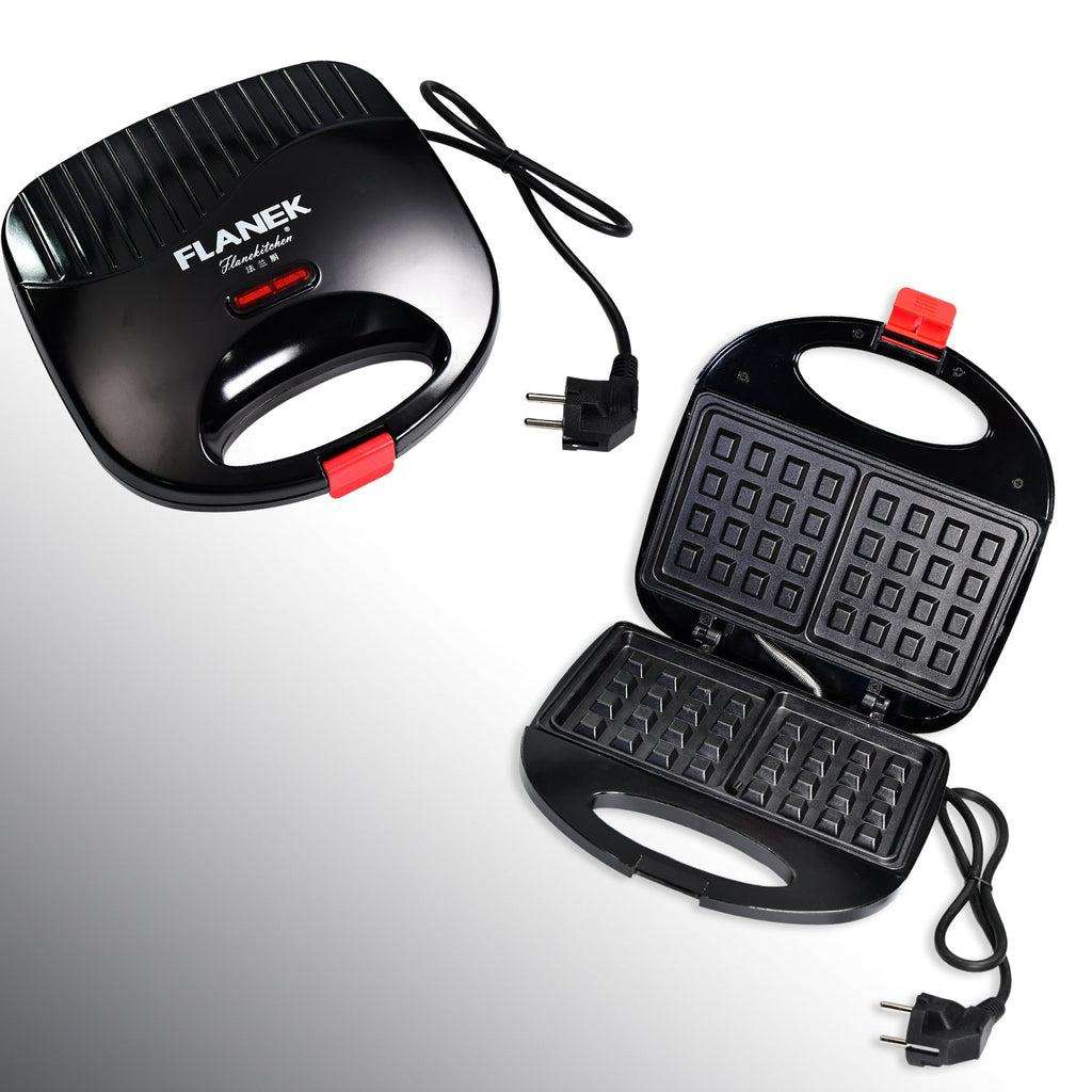 2817 Waffle Maker, Makes 2 Square Shape Waffles NonStick Plates Easy