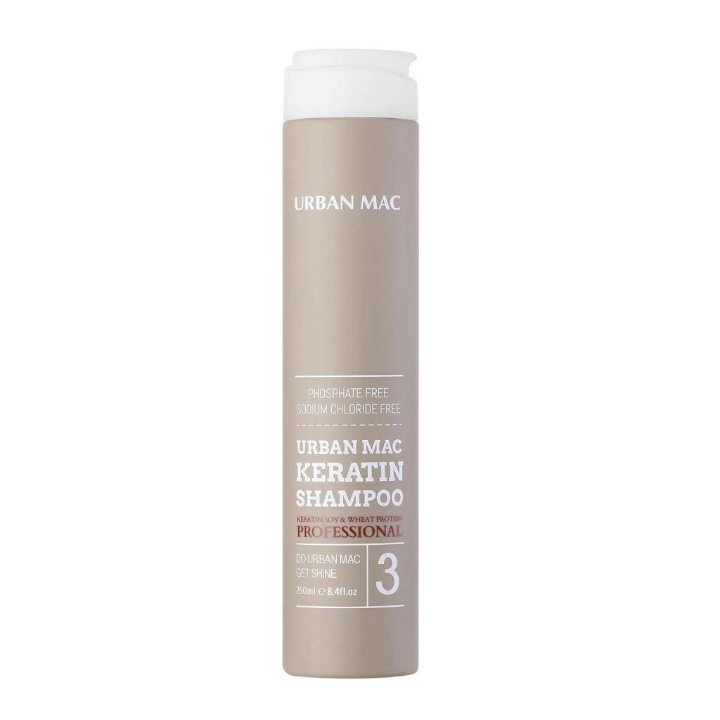 URBANMAC Keratin Shampoo for Healthy Hair Growth Bluee.in